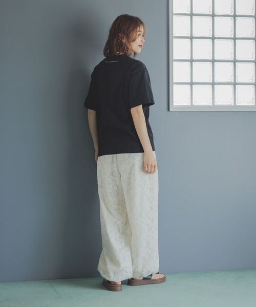 studio CLIP（スタディオクリップ）の「レースバルーンパンツ（その他パンツ・レディース・ブラック/アイボリー・FREE）」の13枚目の写真