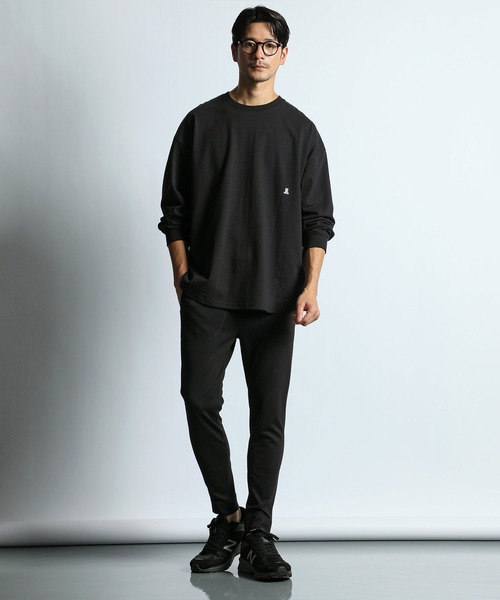 LANVIN en Bleu（ランバンオンブルー）の「8オンス ヘビーウェイト オーバーサイズ ラウンドヘム ロンT（Tシャツ/カットソー・メンズ・ブラック/ネイビー/ホワイト・52/50/48/46）」の19枚目の写真