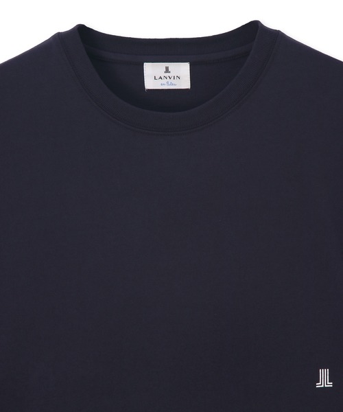 LANVIN en Bleu（ランバンオンブルー）の「8オンス ヘビーウェイト オーバーサイズ ラウンドヘム ロンT（Tシャツ/カットソー・メンズ・ブラック/ネイビー/ホワイト・52/50/48/46）」の7枚目の写真