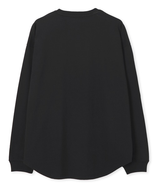 LANVIN en Bleu（ランバンオンブルー）の「8オンス ヘビーウェイト オーバーサイズ ラウンドヘム ロンT（Tシャツ/カットソー・メンズ・ブラック/ネイビー/ホワイト・52/50/48/46）」の8枚目の写真