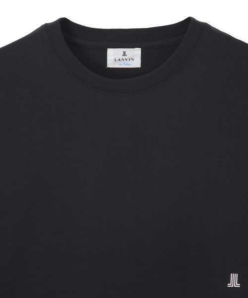 LANVIN en Bleu（ランバンオンブルー）の「8オンス ヘビーウェイト オーバーサイズ ラウンドヘム ロンT（Tシャツ/カットソー・メンズ・ブラック/ネイビー/ホワイト・52/50/48/46）」の6枚目の写真