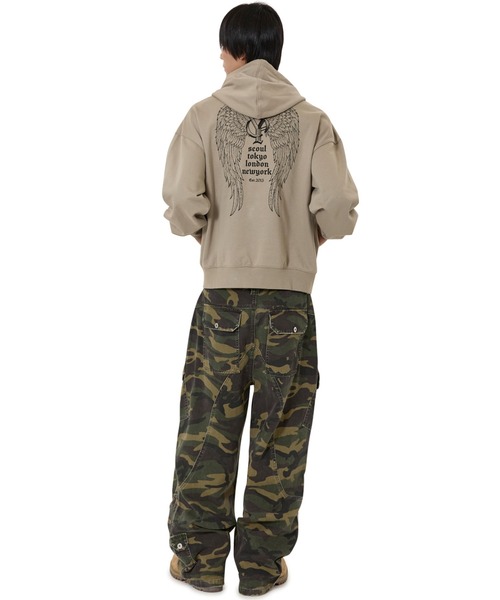 OY/オーワイ』HOLY WINGS HOODIE ZIP UP/ホーリー ウィングスジップ