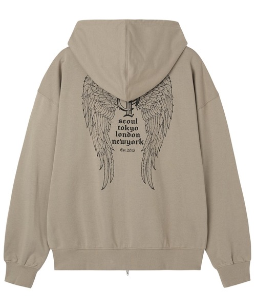 OY/オーワイ』HOLY WINGS HOODIE ZIP UP/ホーリー ウィングスジップ