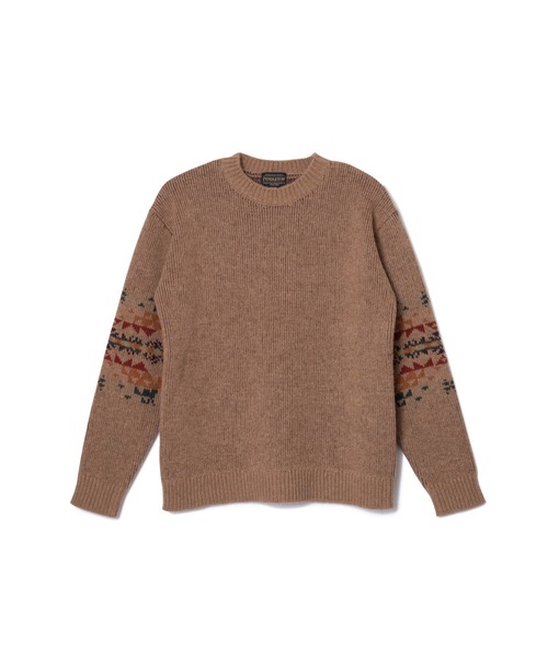 PENDLETON（ペンドルトン）の「クルーネック・ジャガードニット（ニット/セーター・メンズ・キャメル/アイボリー/ブラック系その他・SMALL/MEDIUM/LARGE）」の14枚目の写真
