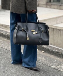 NOLLEY’S | ひねりベルトレザートートバッグ(トートバッグ)