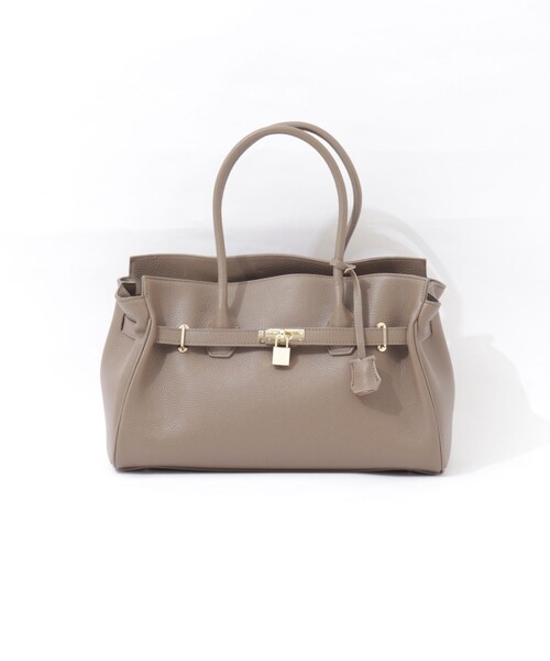 NOLLEY’S（ノーリーズ）の「ひねりベルトレザートートバッグ（トートバッグ・レディース・ブラック/ベージュ・FREE）」の20枚目の写真