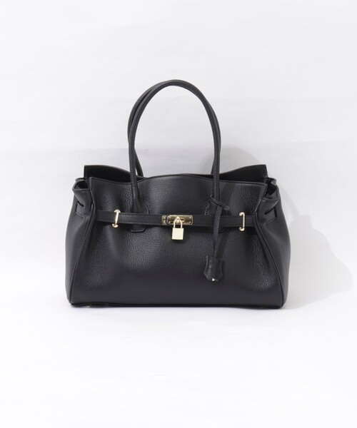 NOLLEY’S（ノーリーズ）の「ひねりベルトレザートートバッグ（トートバッグ・レディース・ブラック/ベージュ・FREE）」の18枚目の写真