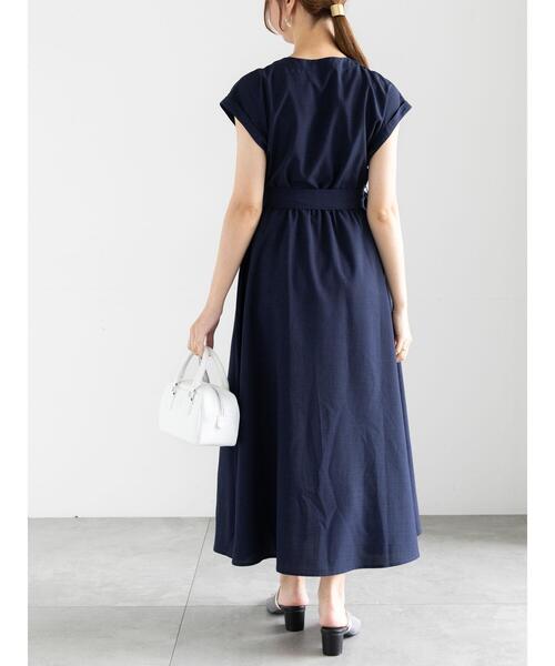 Te chichi（テチチ）の「リネンライクウエストマークワンピース（ワンピース・レディース・ブラウン/グリーン・F）」の14枚目の写真
