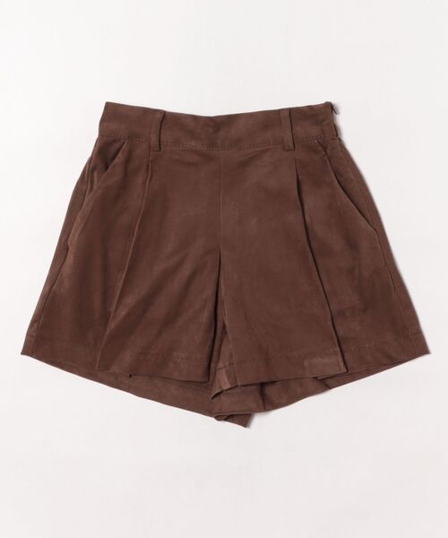 Heather(ヘザー)の「アソートプリーツショートパンツ 596500(その他パンツ・レディース・ベージュ/ブラック/ブラウン/チャコールグレー/ブラウン系・S/M)」の4枚目の写真