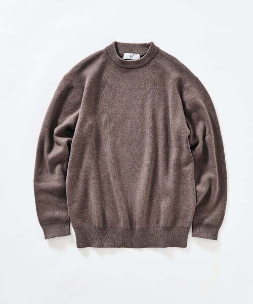 コットンカシミヤ スムース クルーニット（ニット/セーター）｜417