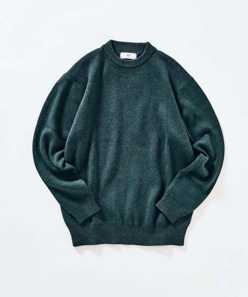 コットンカシミヤ スムース クルーニット（ニット/セーター）｜417
