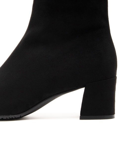 JELLY BEANS(ジェリービーンズ)の「<ふわさら>2WAYメタルリボンベルトストレッチブーツ(204-57127)JELLY BEANS(ジェリービーンズ)(ブーツ・レディース・ブラック系/ブラック・S/M/L/LL/SS)」の10枚目の写真