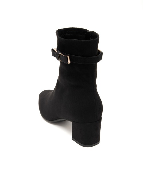 JELLY BEANS(ジェリービーンズ)の「<ふわさら>2WAYメタルリボンベルトストレッチブーツ(204-57127)JELLY BEANS(ジェリービーンズ)(ブーツ・レディース・ブラック系/ブラック・S/M/L/LL/SS)」の11枚目の写真