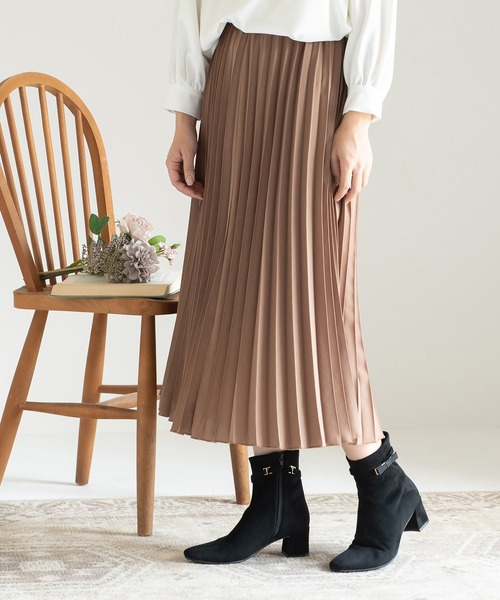 JELLY BEANS(ジェリービーンズ)の「<ふわさら>2WAYメタルリボンベルトストレッチブーツ(204-57127)JELLY BEANS(ジェリービーンズ)(ブーツ・レディース・ブラック系/ブラック・S/M/L/LL/SS)」の3枚目の写真