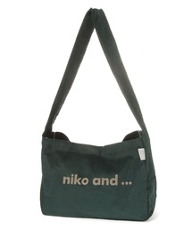 niko and... | オリジナルコーデュロイBIGショルダーバッグ【ニコロゴトート】(ショルダーバッグ)