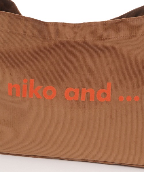 バッグ nico niko and… トートバッグ オリジナルニコロゴショルダーバッグM