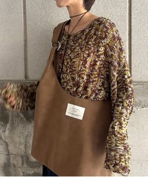 Ameri | CABLE PATTERN DAMAGE LOOSE KNIT(ニット/セーター)