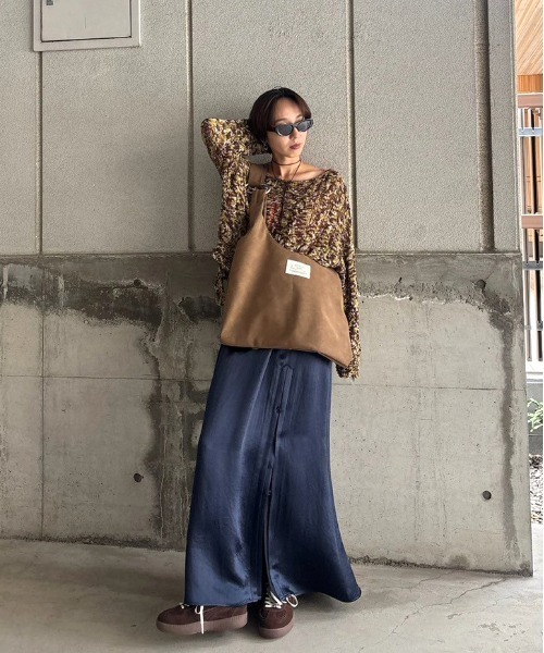 セール】CABLE PATTERN DAMAGE LOOSE KNIT（ニット/セーター）｜Ameri