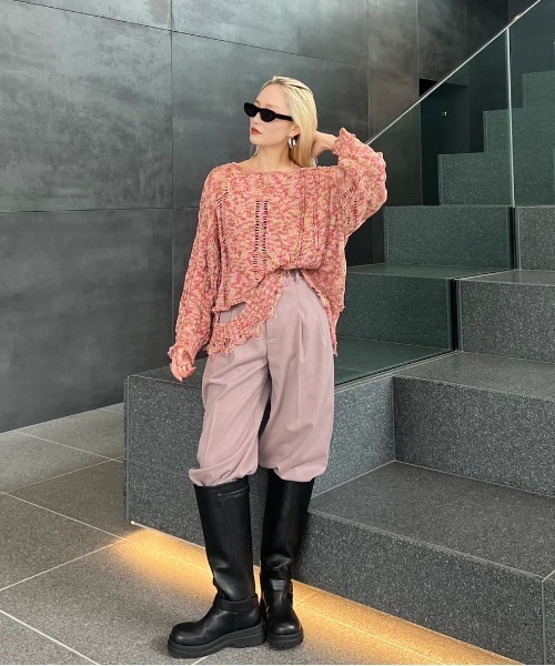 ameri★FUR BRAID CABLE KNIT ニット アメリ ameri☆FUR BRAID CABLE KNIT ニット アメリ 【公式通販】