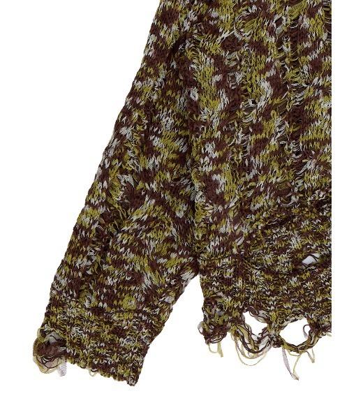 Ameri(アメリ)の「CABLE PATTERN DAMAGE LOOSE KNIT(ニット/セーター・レディース・ブラック/カーキ/ピンク・FREE)」の16枚目の写真
