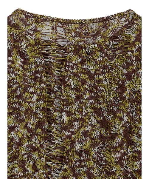 Ameri(アメリ)の「CABLE PATTERN DAMAGE LOOSE KNIT(ニット/セーター・レディース・ブラック/カーキ/ピンク・FREE)」の19枚目の写真