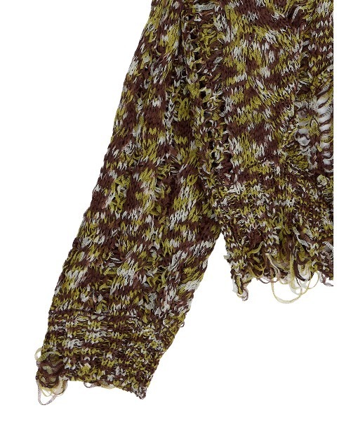 Ameri(アメリ)の「CABLE PATTERN DAMAGE LOOSE KNIT(ニット/セーター・レディース・ブラック/カーキ/ピンク・FREE)」の20枚目の写真
