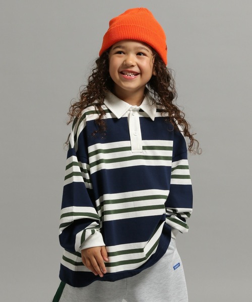 GEORGE'S（ジョージズ）の「【KIDS】マルチボーダーロンT（Tシャツ