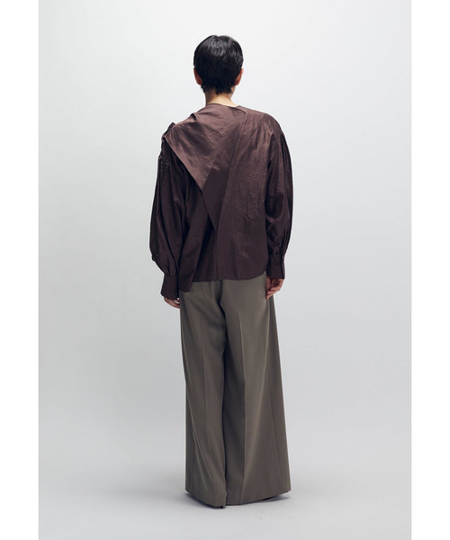 1er Arrondissement(プルミエアロンディスモン)の「シルクボウタイブラウス(シャツ/ブラウス・レディース・グリーン系その他4/ブラウン系その他5・36/38)」の6枚目の写真