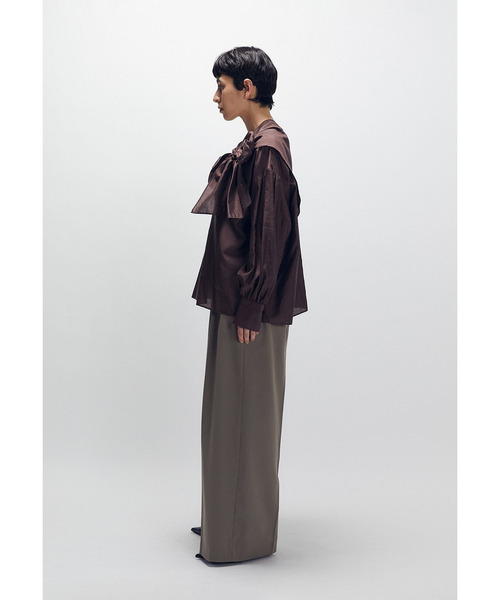 1er Arrondissement(プルミエアロンディスモン)の「シルクボウタイブラウス(シャツ/ブラウス・レディース・グリーン系その他4/ブラウン系その他5・36/38)」の7枚目の写真