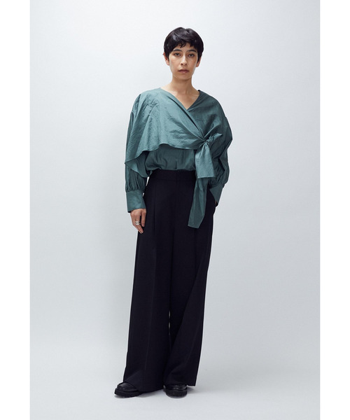 1er Arrondissement(プルミエアロンディスモン)の「シルクボウタイブラウス(シャツ/ブラウス・レディース・グリーン系その他4/ブラウン系その他5・36/38)」の18枚目の写真