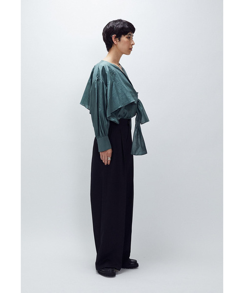 1er Arrondissement(プルミエアロンディスモン)の「シルクボウタイブラウス(シャツ/ブラウス・レディース・グリーン系その他4/ブラウン系その他5・36/38)」の19枚目の写真