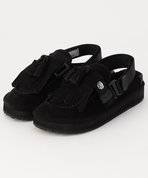 SHAKA（シャカ）秋冬 キルトタッセル ミュール サンダル メンズ26cm SHAKA キルトタッセル付きミュールサンダルMOC MULE TASSEL