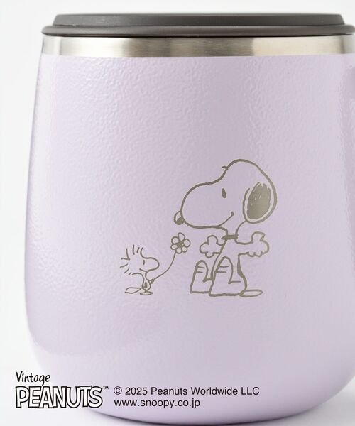 BRUNO(ブルーノ)の「PEANUTS蓋つきステンレスマグshort(グラス/マグカップ/タンブラー・レディース・パープル/ミント・フリ-)」の14枚目の写真