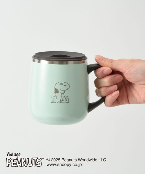 BRUNO(ブルーノ)の「PEANUTS蓋つきステンレスマグshort(グラス/マグカップ/タンブラー・レディース・パープル/ミント・フリ-)」の16枚目の写真