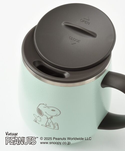 BRUNO(ブルーノ)の「PEANUTS蓋つきステンレスマグshort(グラス/マグカップ/タンブラー・レディース・パープル/ミント・フリ-)」の18枚目の写真
