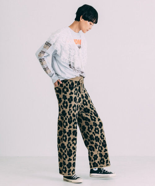 Freada（フリーダ）の「Freada/フリーダ DOG PHOTO/ドッグ フォトプリント ロンT（Tシャツ/カットソー・レディース・グレー/ブラック/ホワイト・ONE SIZE）」の13枚目の写真