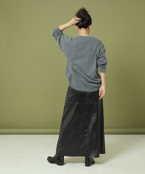 Freada（フリーダ）の「Freada/フリーダ DOG PHOTO/ドッグ フォトプリント ロンT（Tシャツ/カットソー・レディース・グレー/ブラック/ホワイト・ONE SIZE）」の19枚目の写真