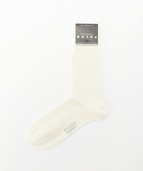 FALKE(ファルケ)の「FALKE(ファルケ) #14468_Clima Wool ソックス(ソックス/靴下・メンズ・ネイビー/ホワイト系その他/グレー/レッド/ブラック・FREE)」の2枚目の写真