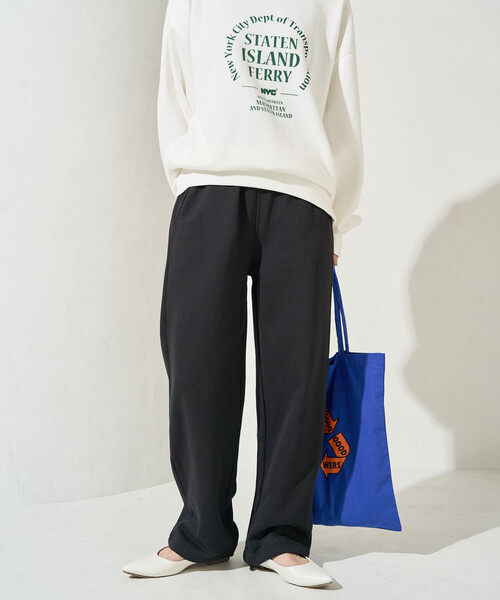 FREAK'S STORE(フリークスストア)の「限定展開 ポンチ スウェット パンツ(セットアップ対応)(スウェットパンツ・レディース・ナチュラル/グレー/チャコールグレー/ブラック・SMALL/MEDIUM)」の22枚目の写真