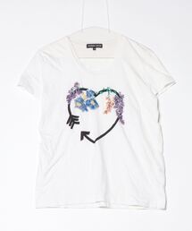 Markus Lupfer （マーカスルプファー）の「ビジュー半袖カットソー（Tシャツ/カットソー）」