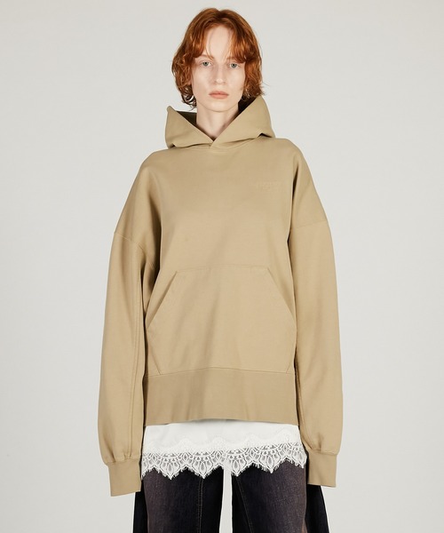 PRANK PROJECT(プランクプロジェクト)の「オーバーフォルムフーディ / Over Form Hoodie(パーカー・レディース・グレイッシュベージュ/チャコールグレー/ライトグレー・FREE)」の1枚目の写真