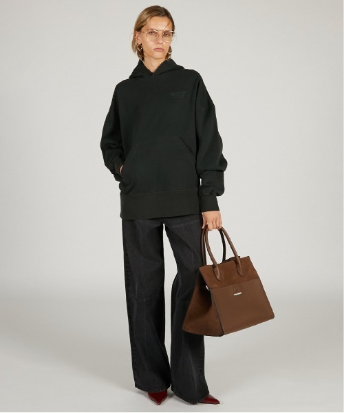 PRANK PROJECT(プランクプロジェクト)の「オーバーフォルムフーディ / Over Form Hoodie(パーカー・レディース・グレイッシュベージュ/チャコールグレー/ライトグレー・FREE)」の6枚目の写真