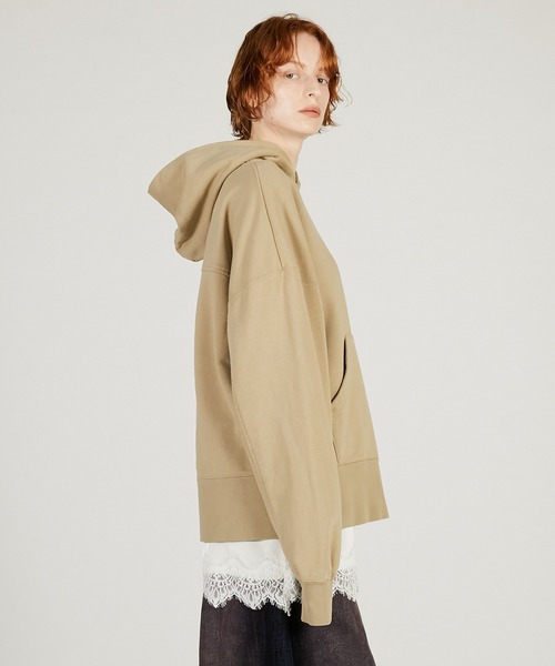 PRANK PROJECT(プランクプロジェクト)の「オーバーフォルムフーディ / Over Form Hoodie(パーカー・レディース・グレイッシュベージュ/チャコールグレー/ライトグレー・FREE)」の5枚目の写真