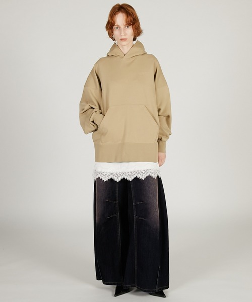 PRANK PROJECT(プランクプロジェクト)の「オーバーフォルムフーディ / Over Form Hoodie(パーカー・レディース・グレイッシュベージュ/チャコールグレー/ライトグレー・FREE)」の9枚目の写真