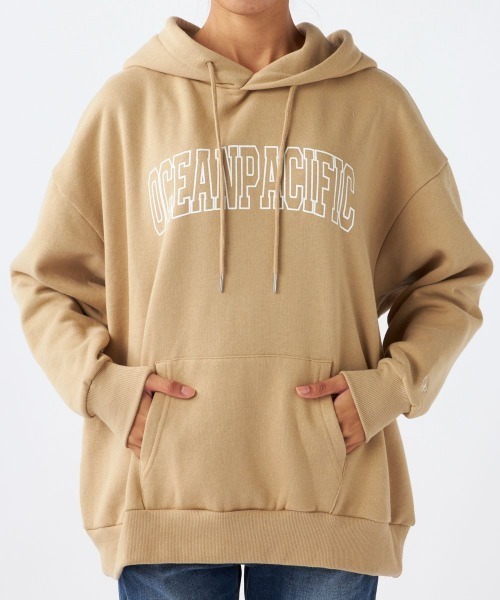 Ocean Pacific（オーシャンパシフィック）の「【OP:オーピー】ロゴスウェットパーカー/プルオーバーパーカーフーディー（パーカー・メンズ・ヘザーグレー/グリーン/アイボリー/チャコール/ベージュ・X-LARGE/MEDIUM/LARGE）」の16枚目の写真