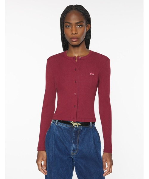 セール】RIBBED BABY FOX CARDIGAN（カーディガン/ボレロ）｜Maison