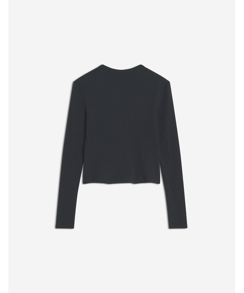 Maison Kitsune(メゾンキツネ)の「RIBBED BABY FOX CARDIGAN(カーディガン/ボレロ・レディース・ブラック/ワインレッド・XS/S/M/L)」の10枚目の写真