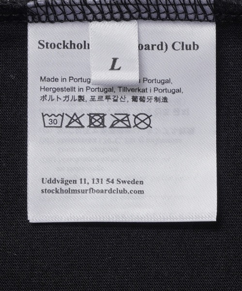 Stockholm Surfboard Club(ストックホルムサーフボードクラブ)の「STOCKHOLM SURFBORD CLUB Regular Tee U1000043(Tシャツ/カットソー・メンズ・ブラック/ホワイト/バーガンディー/ベージュ・M/L/XL)」の8枚目の写真