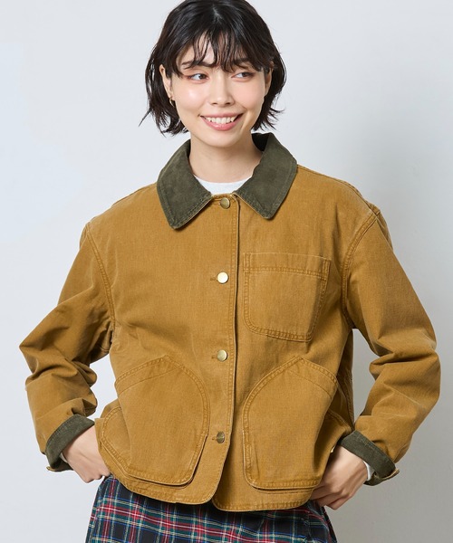 L.L.Bean（エルエルビーン）の「ライトウェイト・フィールド・ジャケット 米国フィット・プチ（その他アウター・レディース・セージグリーン/オレンジ系/キャメル/ブラック/ブルーグリーン/ブラウン系・LARGE/MEDIUM/SMALL）」の7枚目の写真