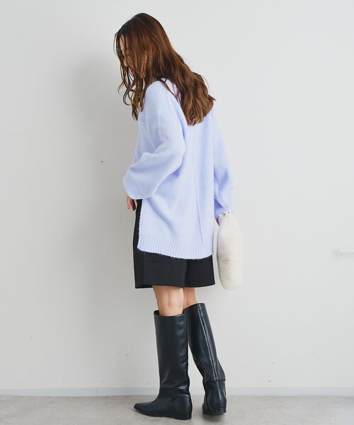 un dix cors(アンディコール)の「《大人カジュアルなムードに》ダンボールハーフパンツ(その他パンツ・レディース・チャコールグレー/ブラック・FREE)」の10枚目の写真